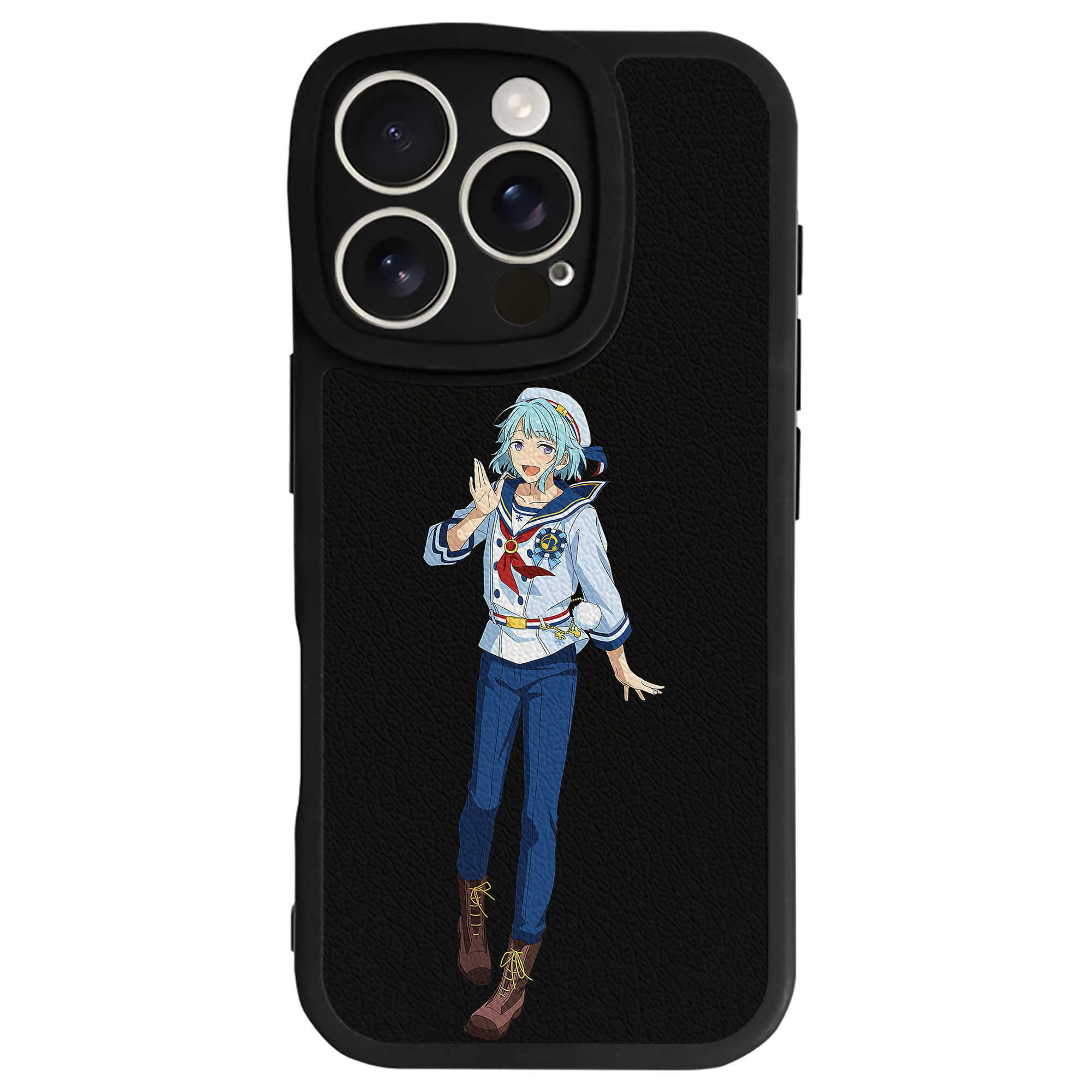 （画像用） あんさんぶるスターズ! Ensemble Stars 【iPhone 16シリーズ対応】シリコンスマホケース（レザー調） 材質：シリコン